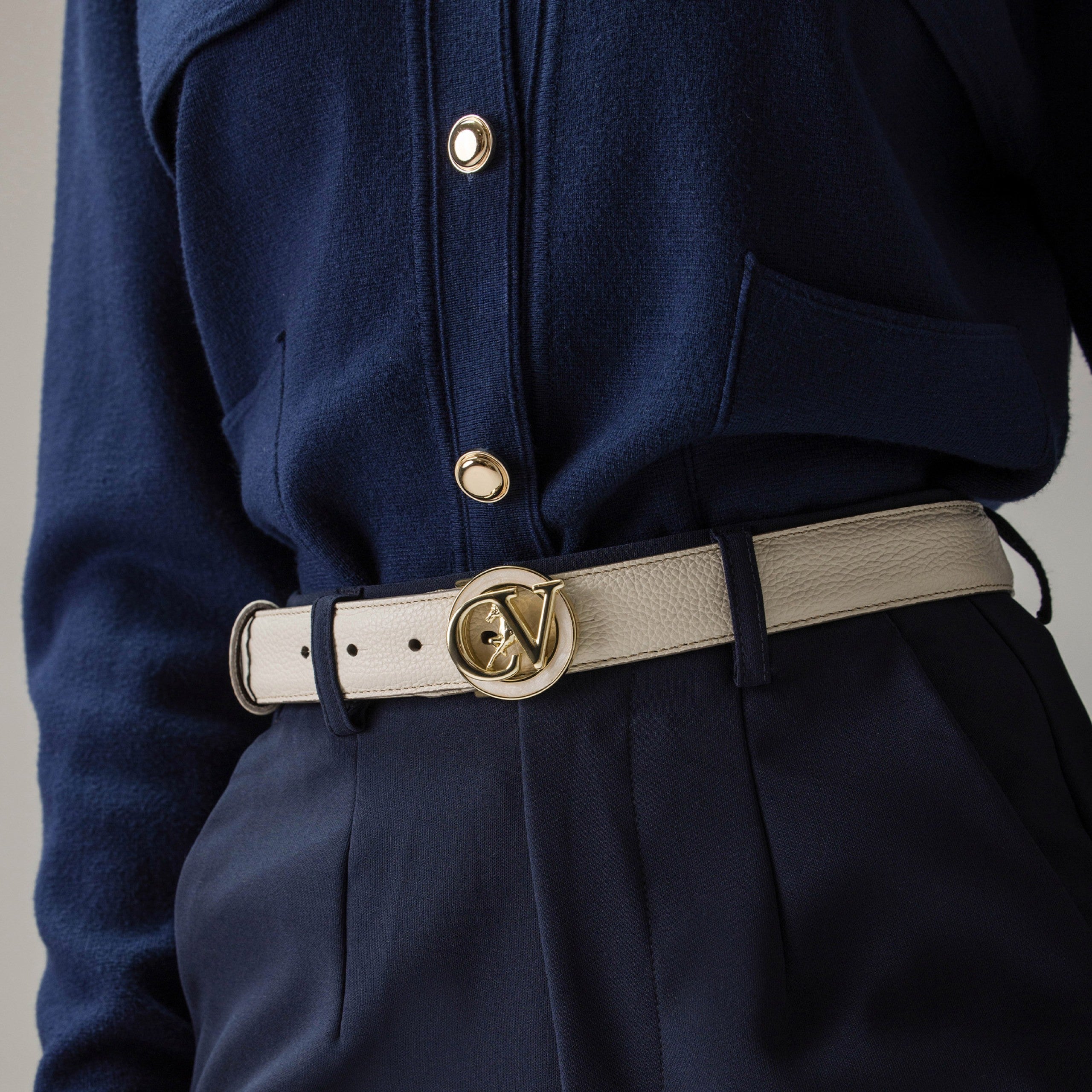 Signature CV By Cavalinho Leather Belt