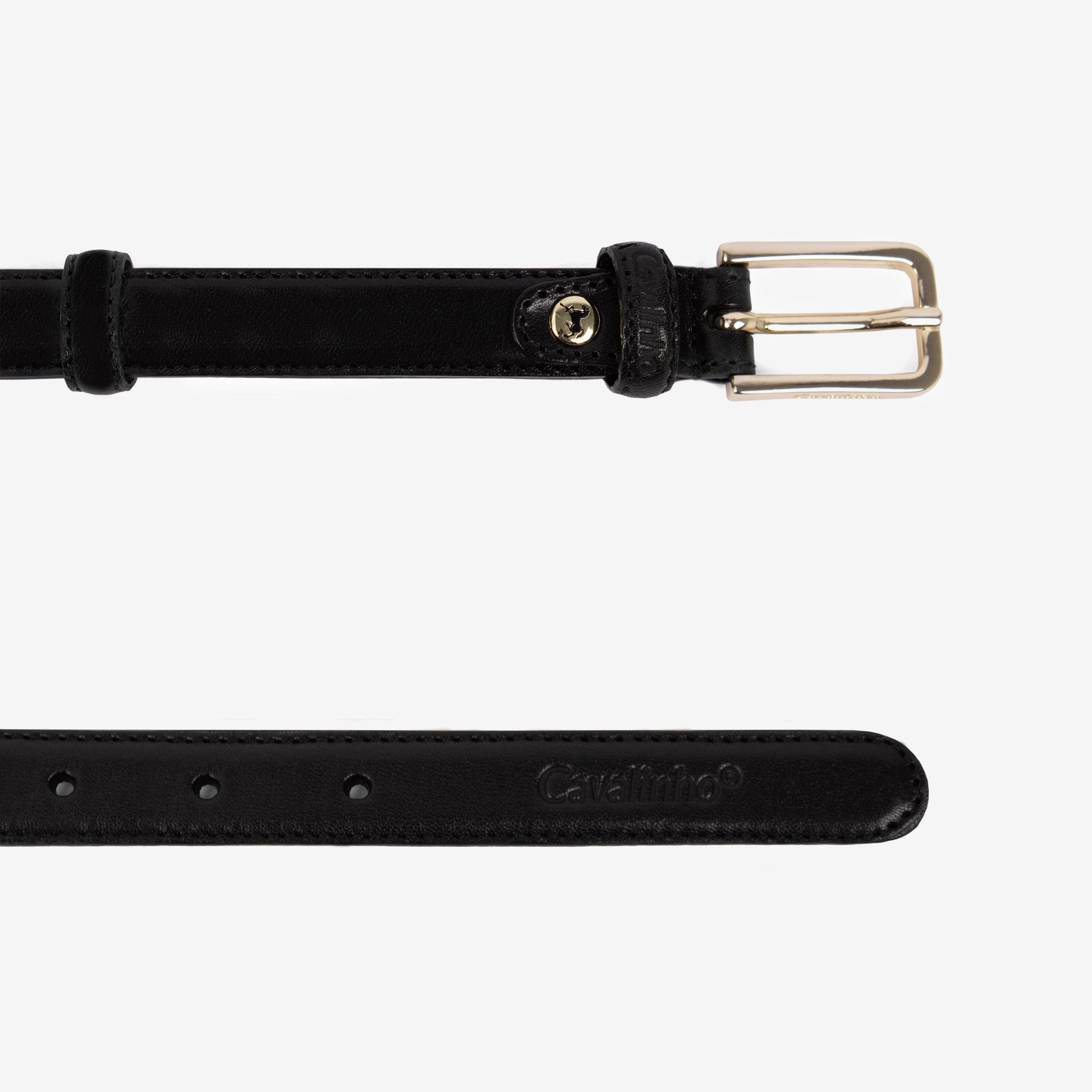 Classic Thin Leather Belt