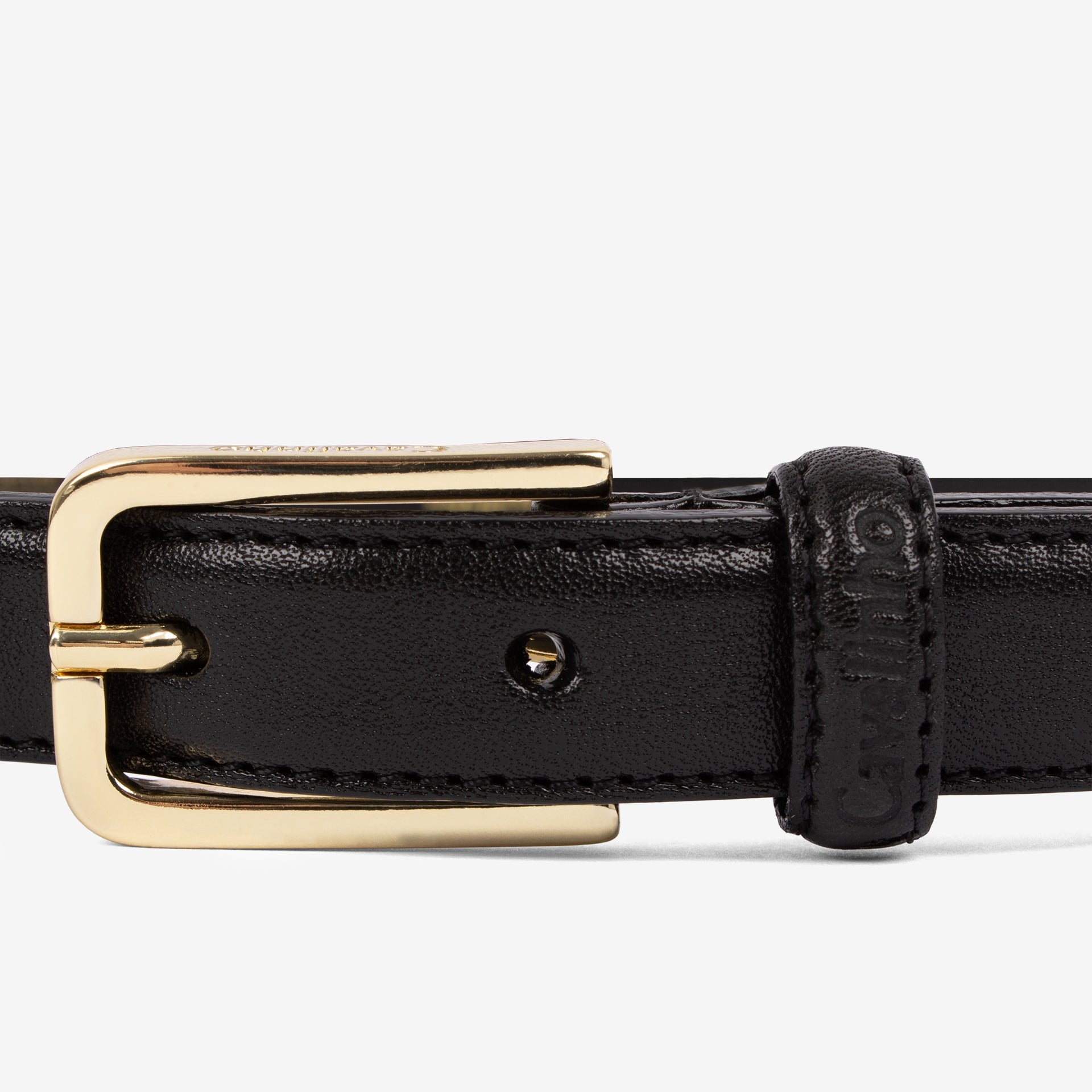 Classic Thin Leather Belt