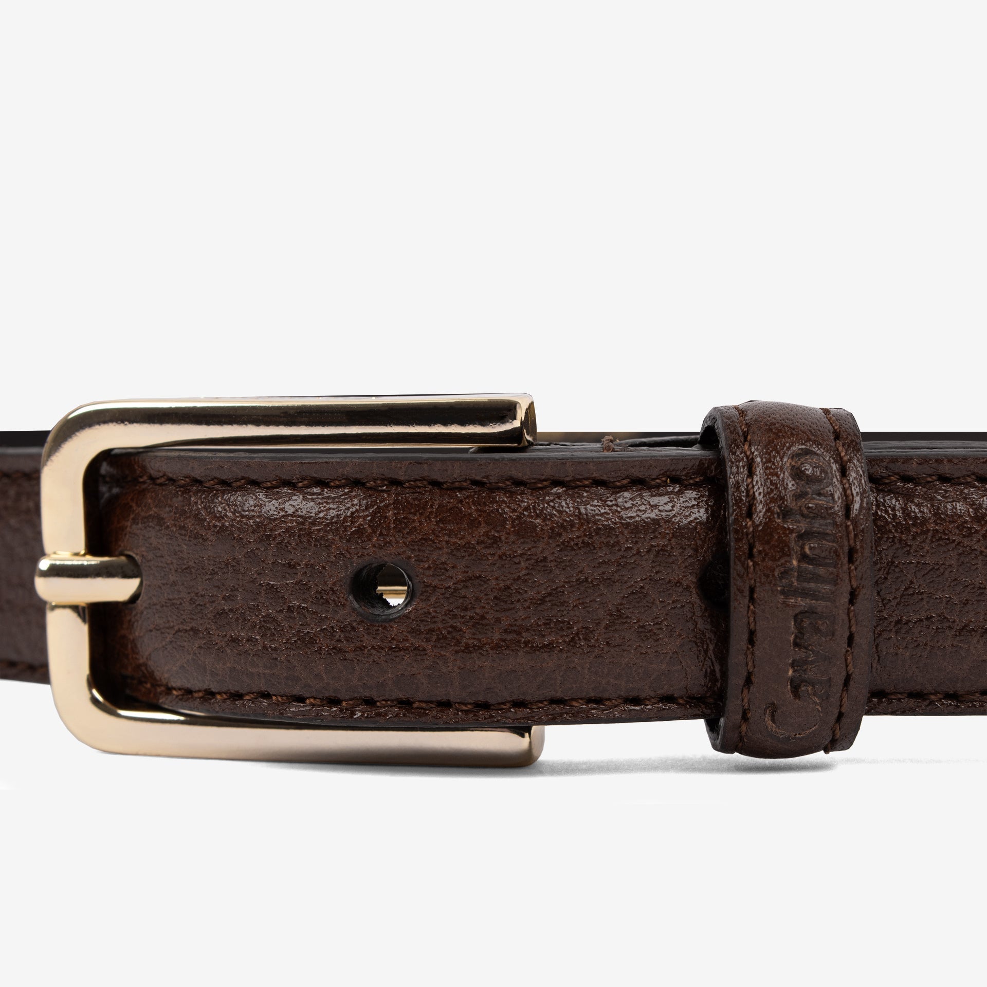 Classic Thin Leather Belt