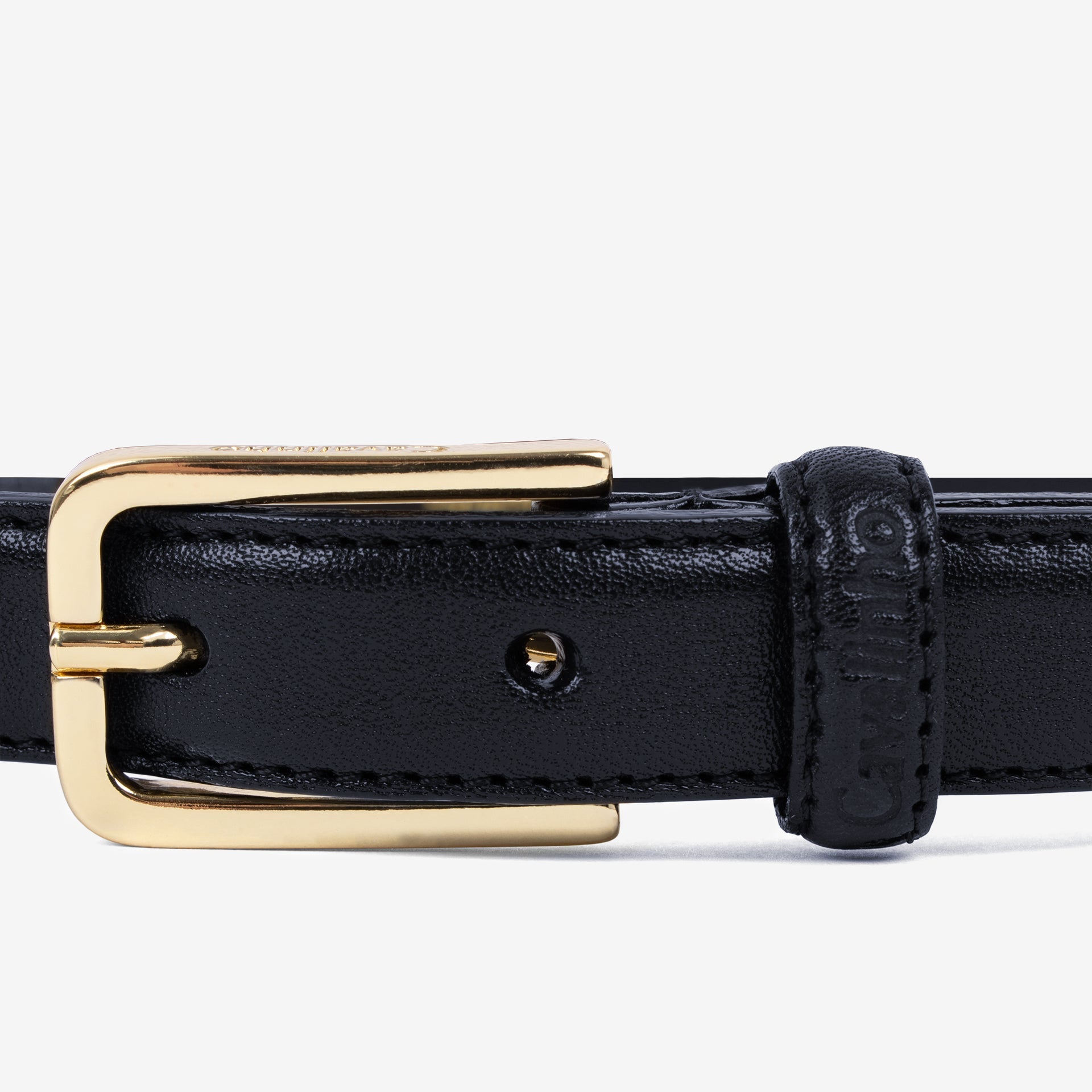 Classic Thin Leather Belt