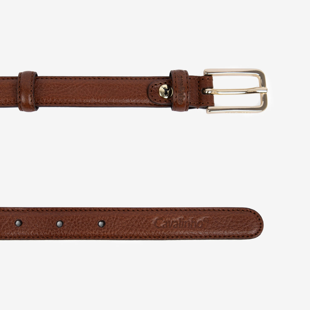 Classic Thin Leather Belt