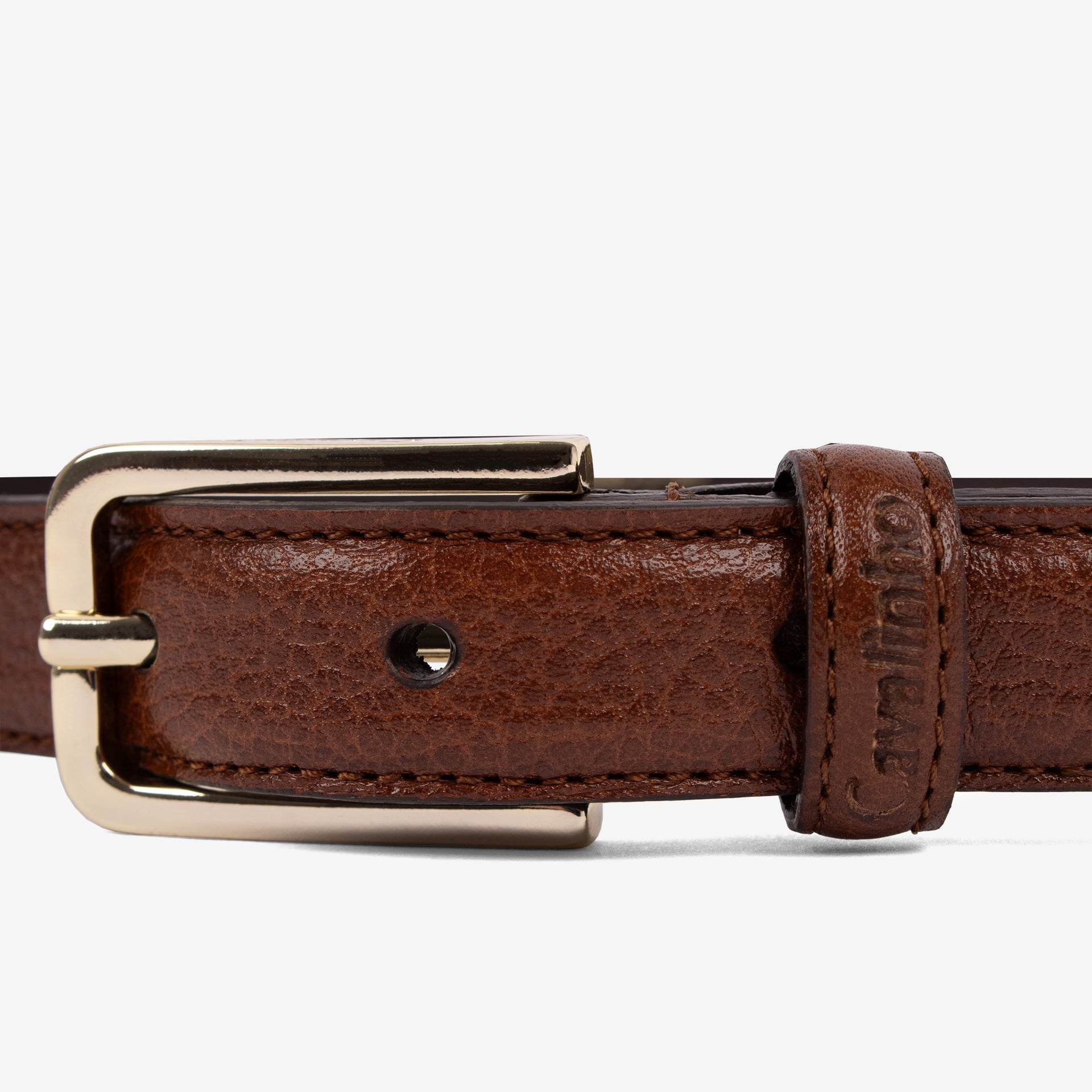 Classic Thin Leather Belt