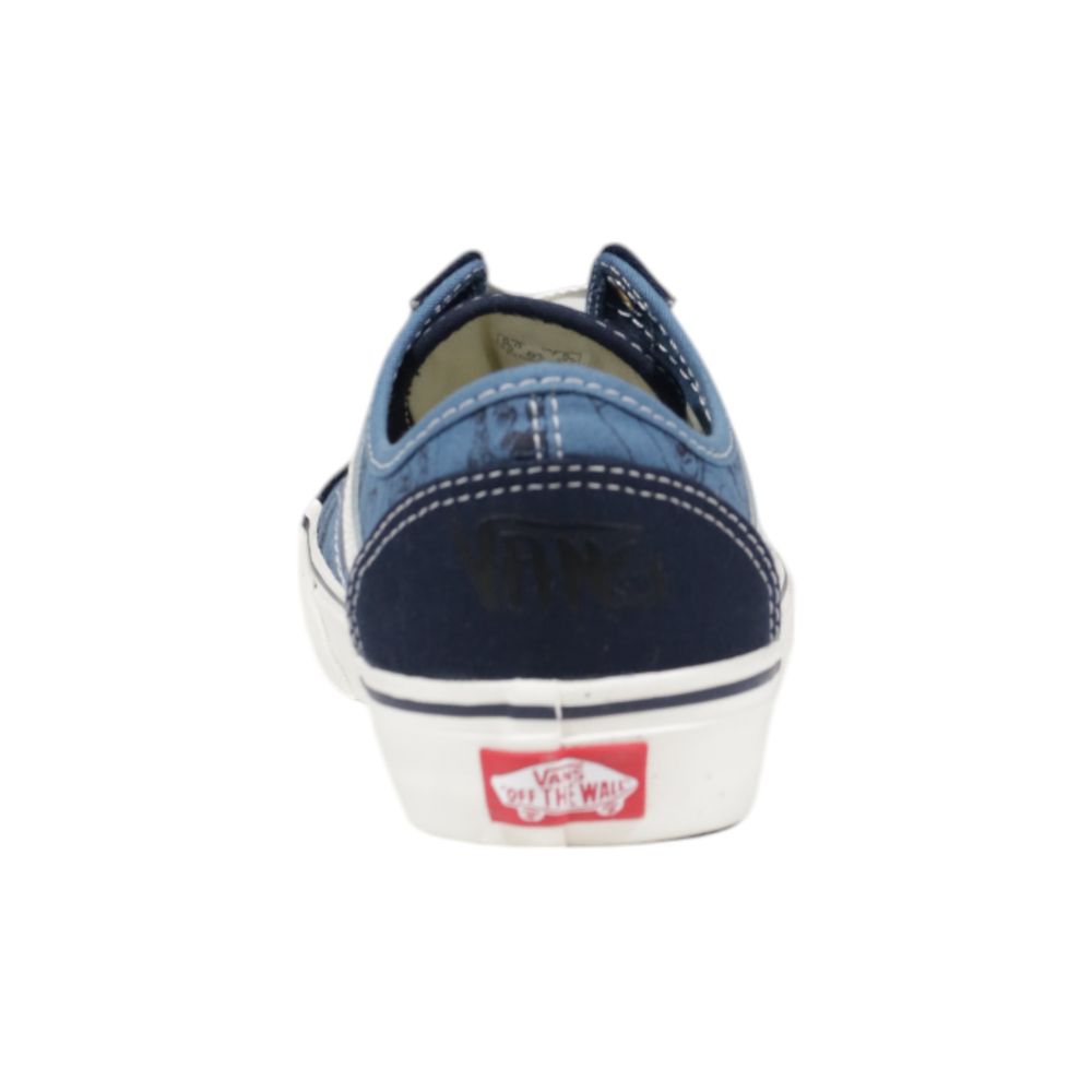 Baskets Vans en cuir suédé bleu