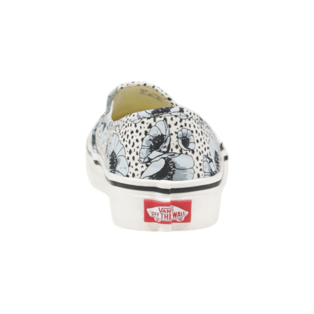 Baskets en cuir bleu Vans