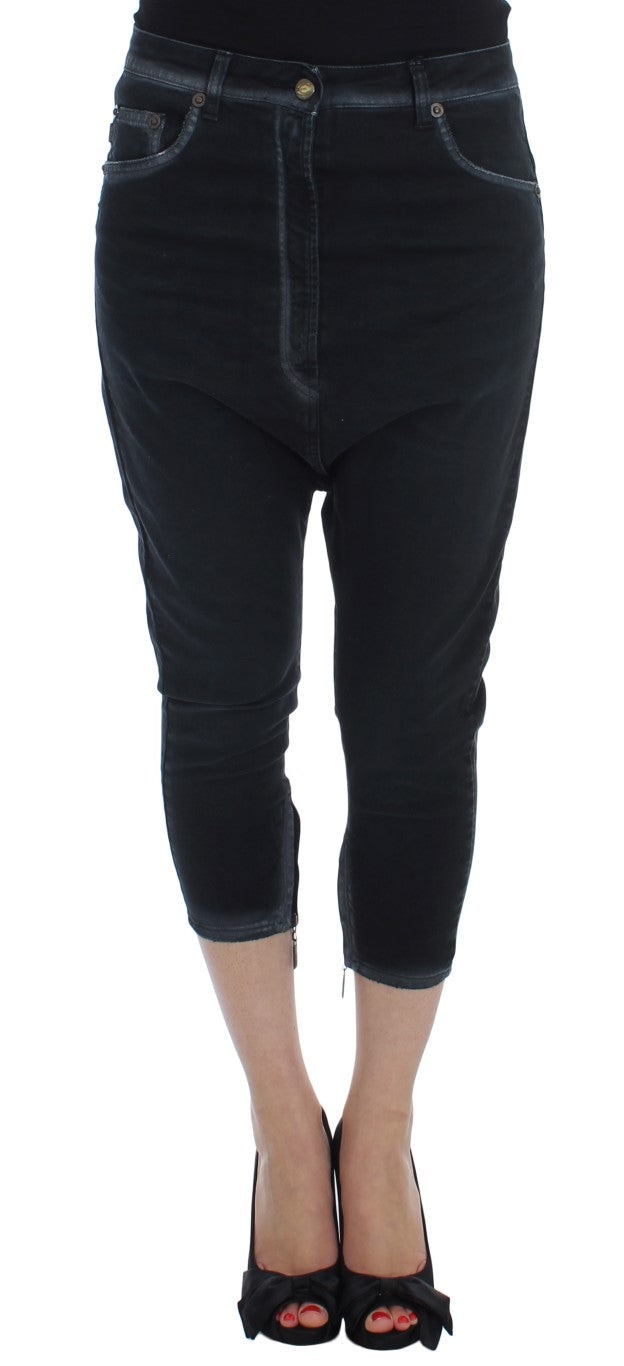 Jean baggy relax bleu en coton stretch Cavalli