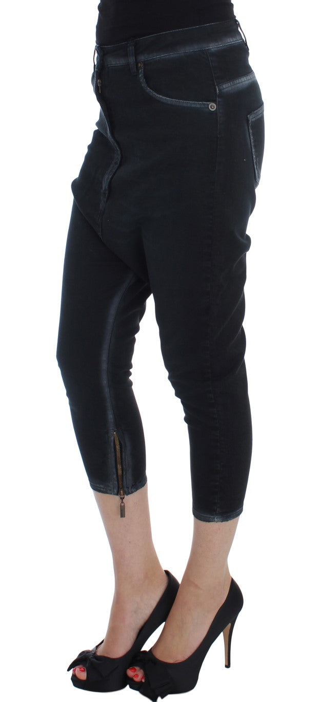Jean baggy relax bleu en coton stretch Cavalli