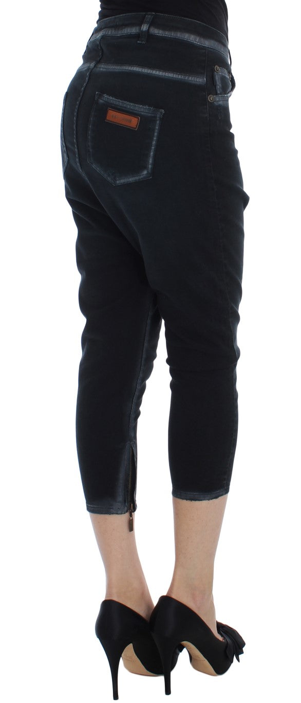 Jean baggy relax bleu en coton stretch Cavalli