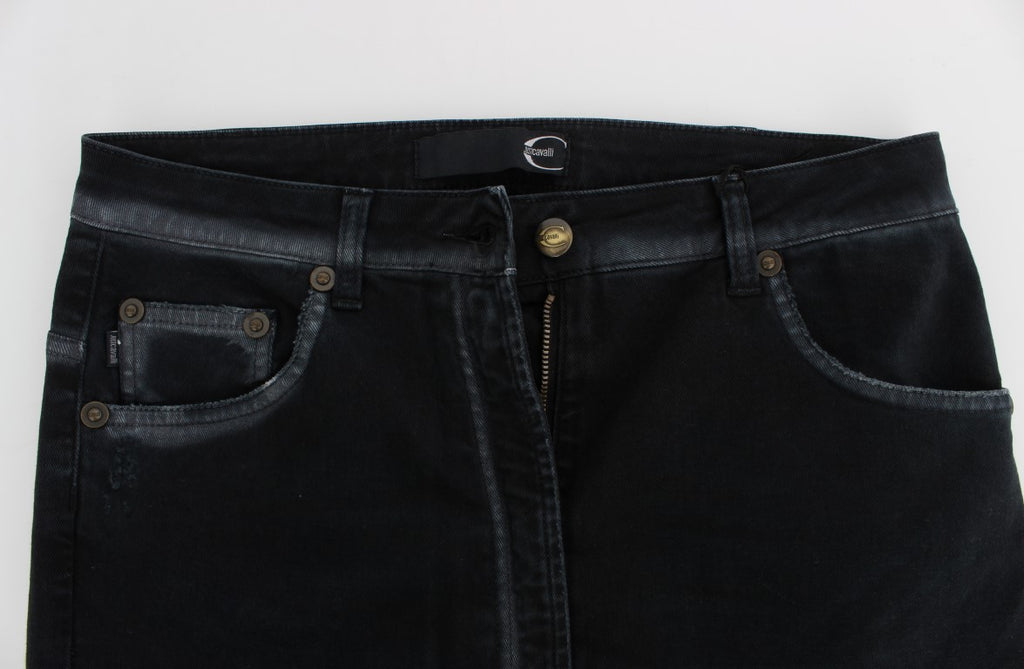 Jean baggy relax bleu en coton stretch Cavalli