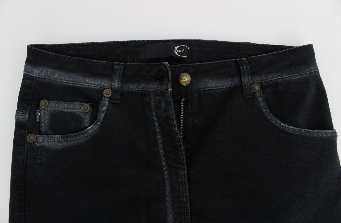 Jean baggy relax bleu en coton stretch Cavalli