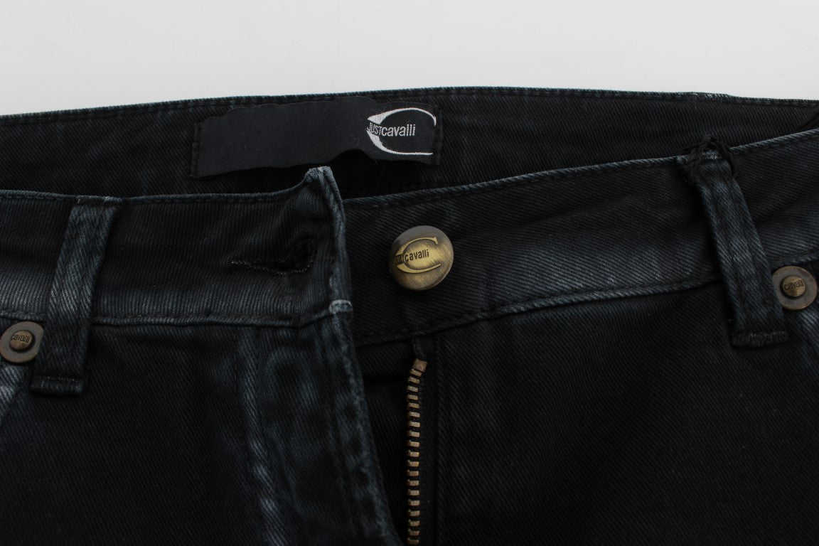 Jean baggy relax bleu en coton stretch Cavalli