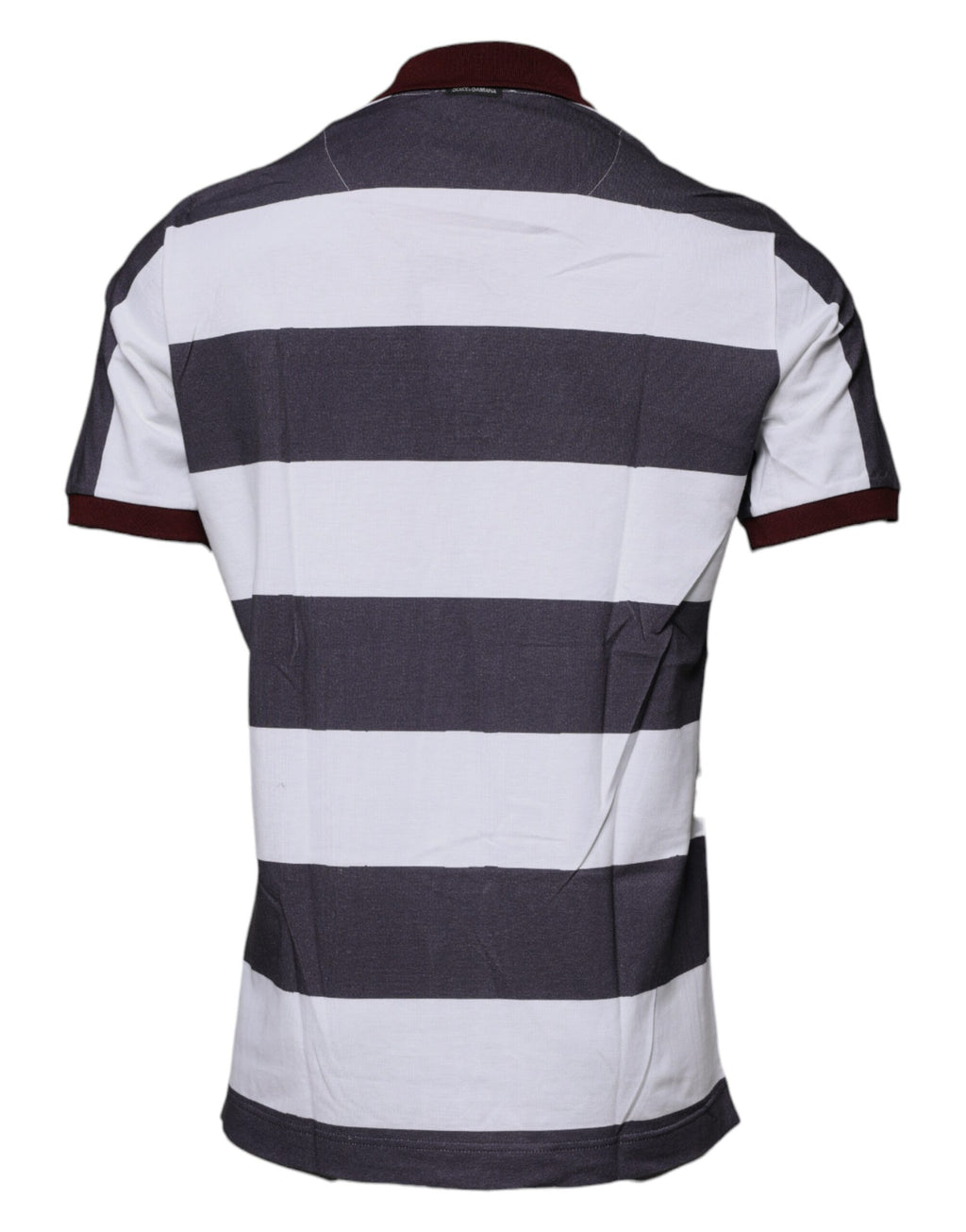 T-shirt polo à col graphique multicolore Dolce &amp; Gabbana