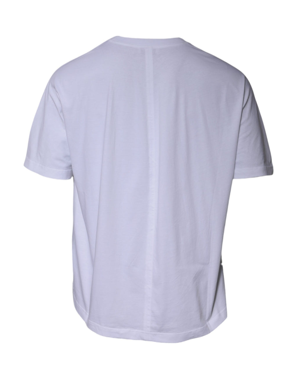 T-shirt à manches courtes et col ras du cou en coton blanc avec logo Balenciaga
