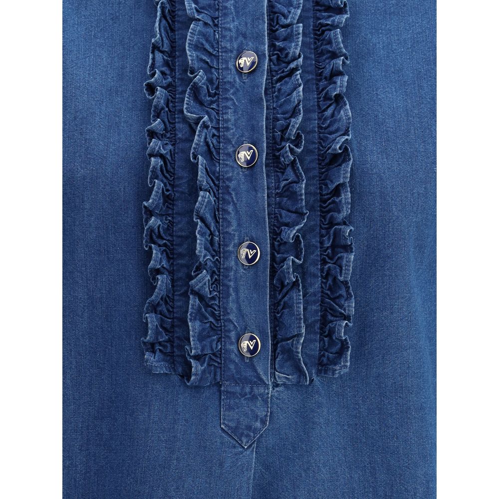 Chemises en jean à volants Valentino