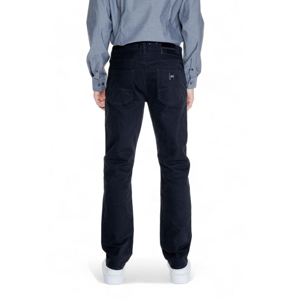 Jean et pantalon en coton noir Armani Exchange