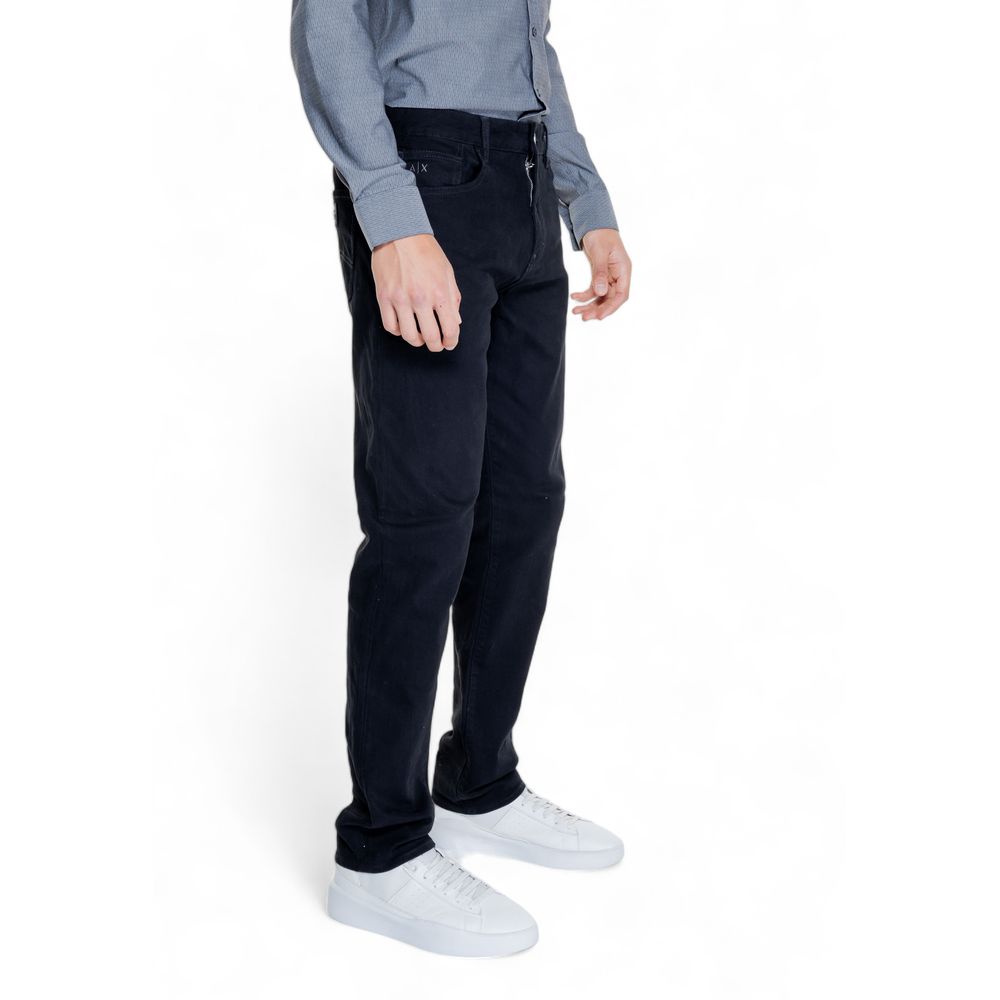 Jean et pantalon en coton noir Armani Exchange