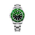 Bobroff Silver Stainless Steel Sport Watch