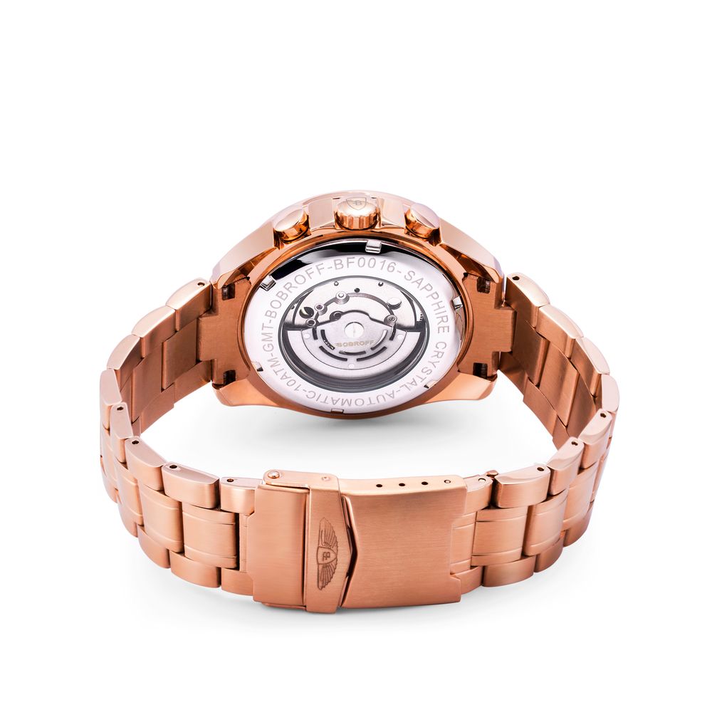 Montre Bobroff en acier inoxydable et bronze