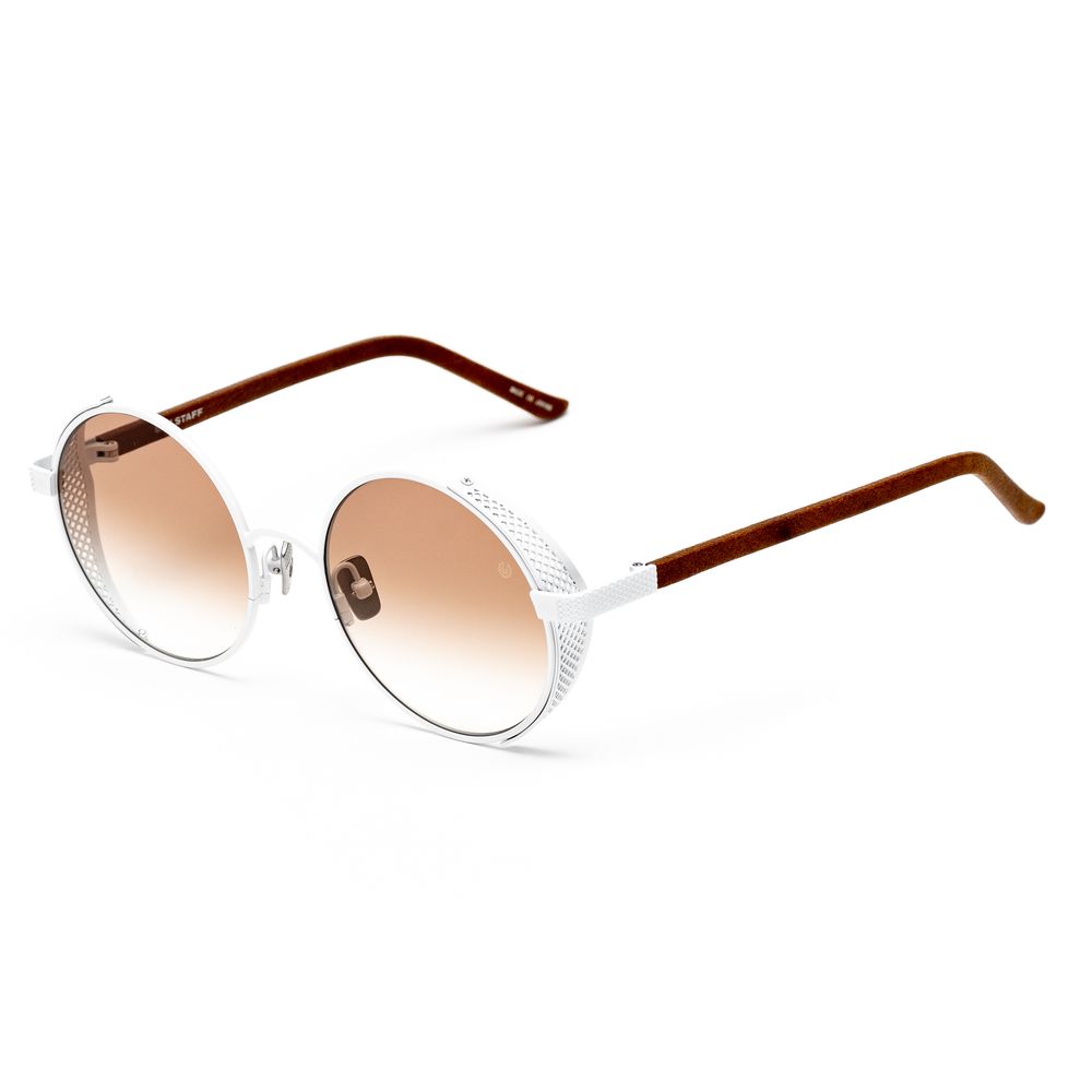 Lunettes de soleil Belstaff en titane blanc