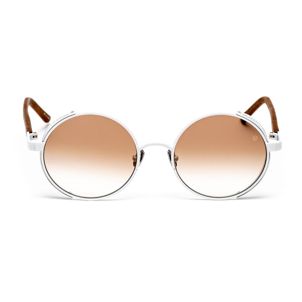 Lunettes de soleil Belstaff en titane blanc