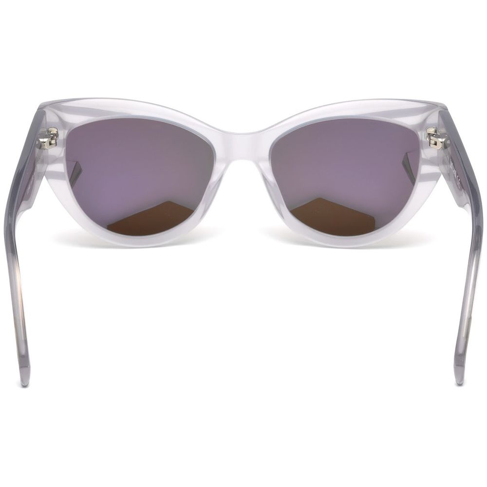 Lunettes de soleil en plastique gris Just Cavalli