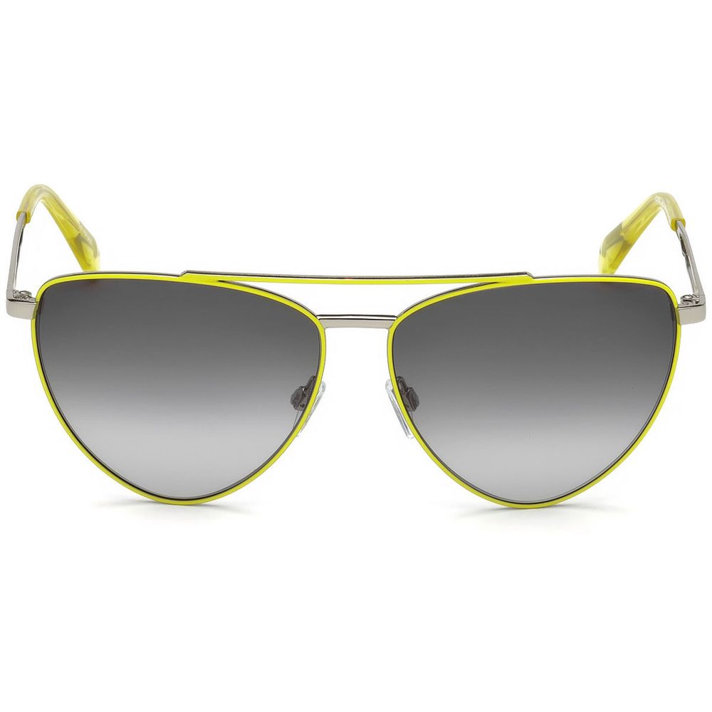 Lunettes de soleil Just Cavalli en métal jaune
