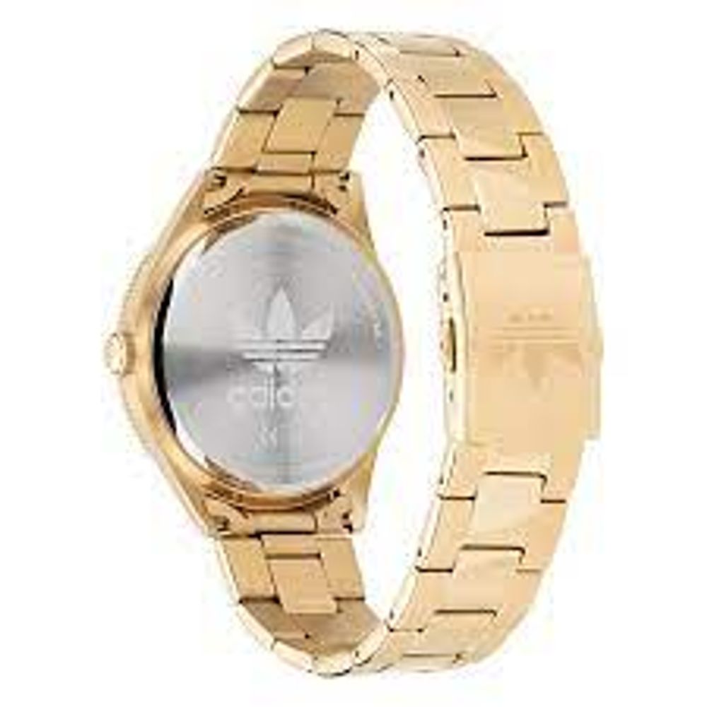 Montre Adidas en acier inoxydable doré