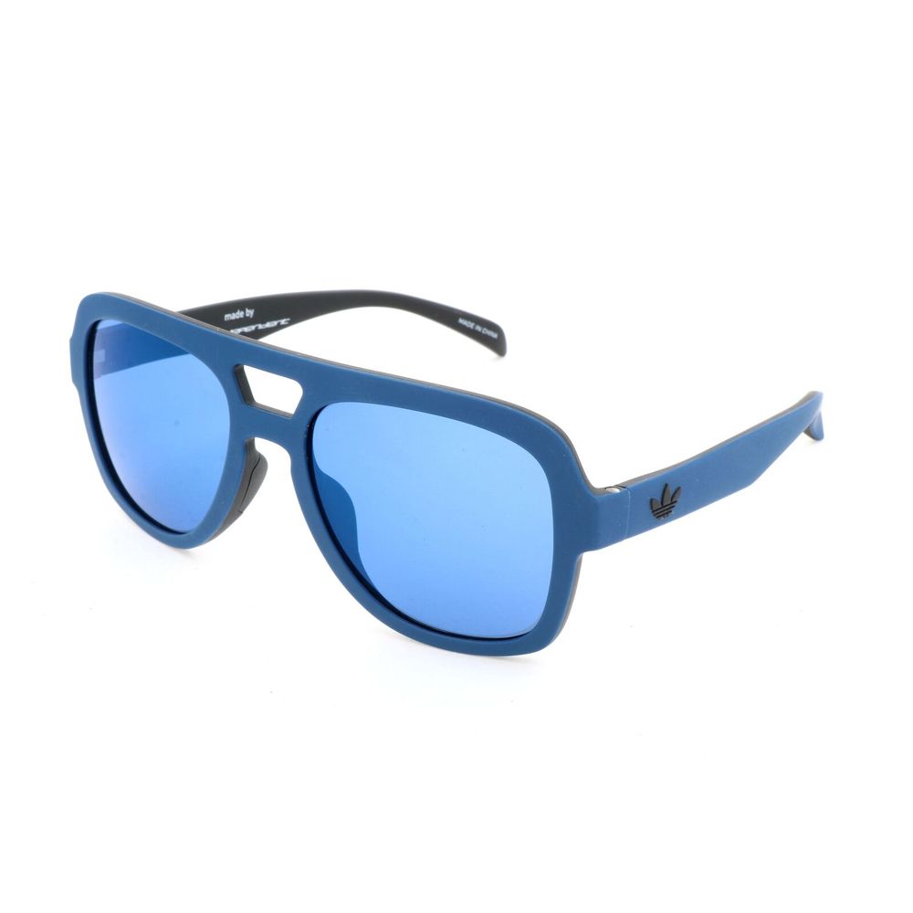 Lunettes de soleil Adidas en plastique bleu