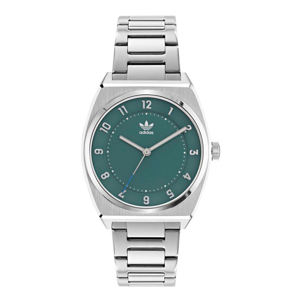 Montre Adidas en acier inoxydable gris