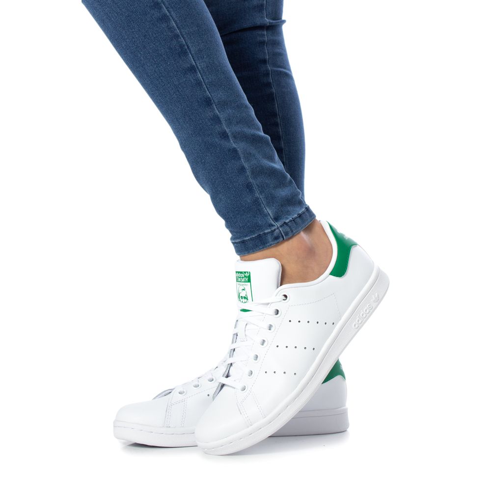 Baskets Adidas en cuir vert