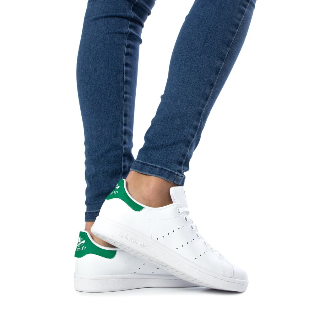 Baskets Adidas en cuir vert