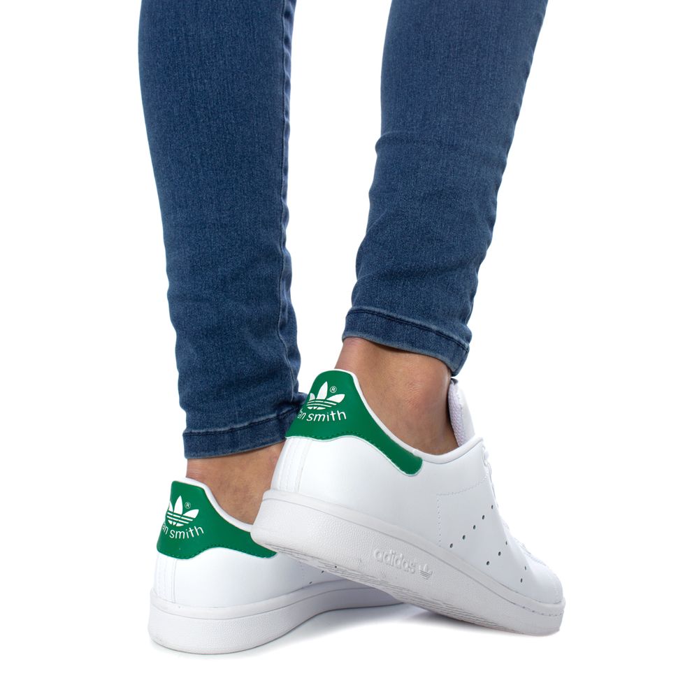 Baskets Adidas en cuir vert
