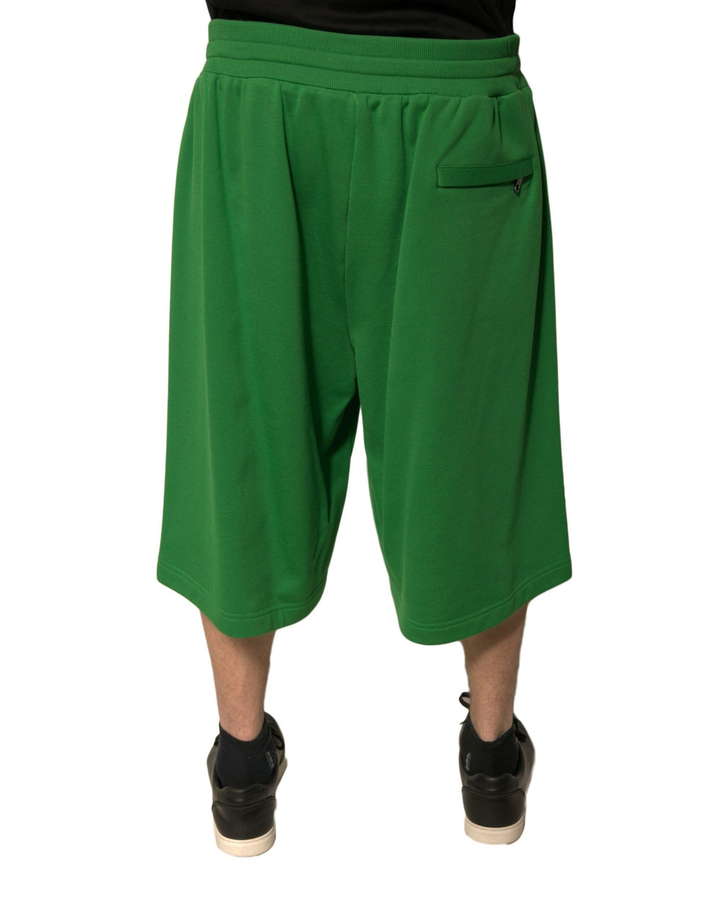 Bermuda vert en coton mélangé Dolce &amp; Gabbana pour homme