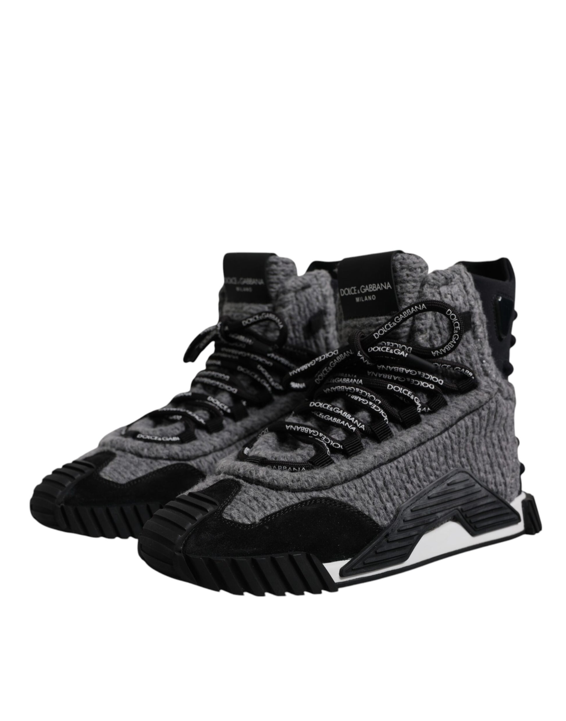 Baskets montantes Dolce &amp; Gabbana NS1 grises et noires