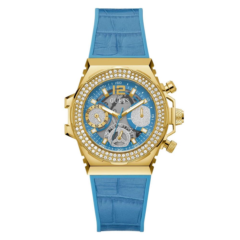 Montre synthétique Guess Blue