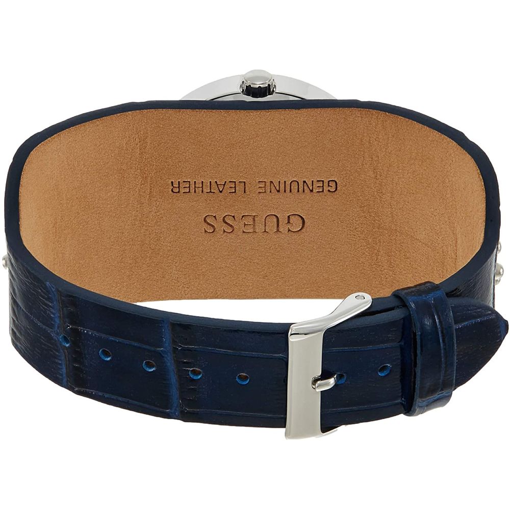 Montre Guess en cuir bleu