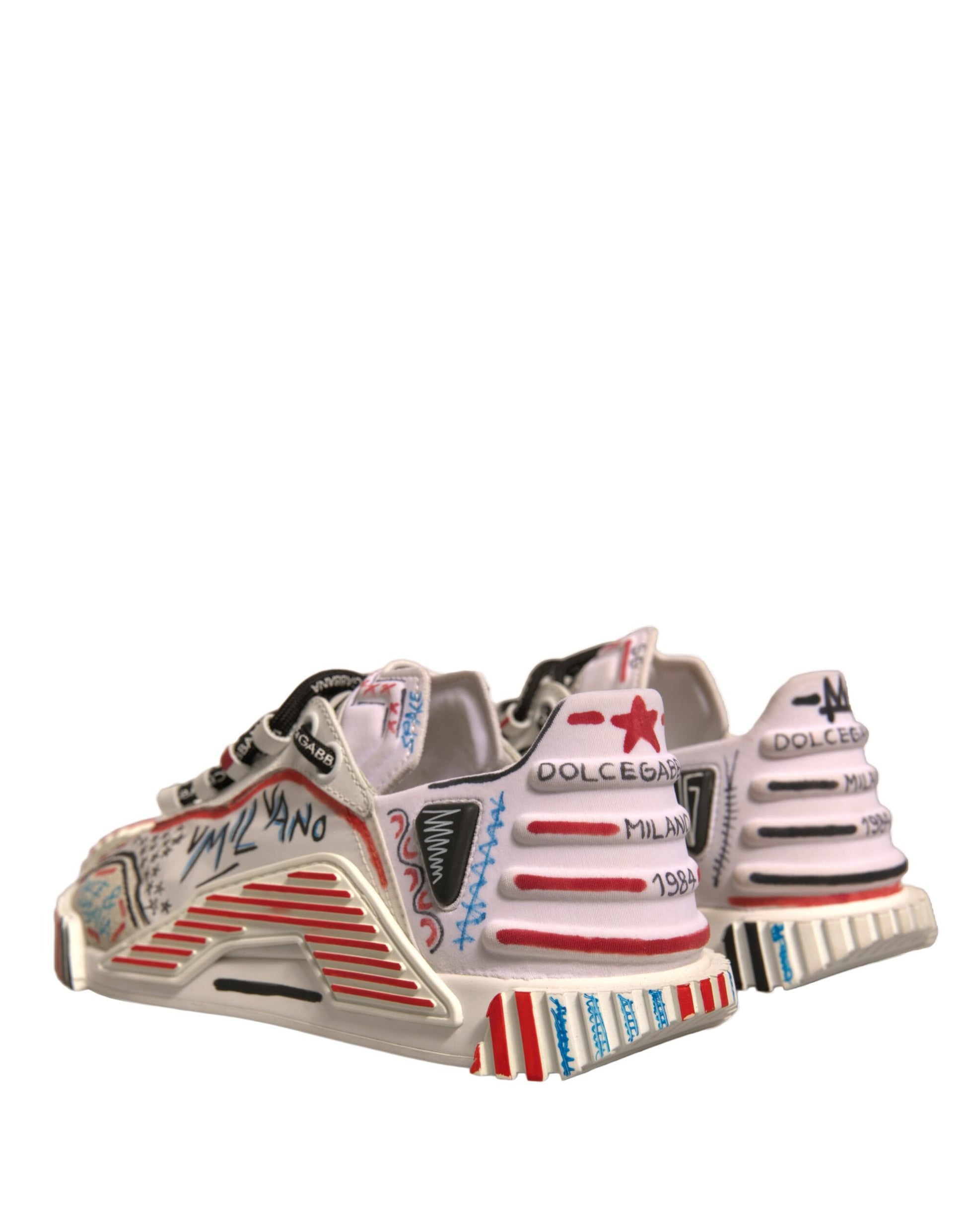 Baskets Dolce &amp; Gabbana NS1 en daim multicolore