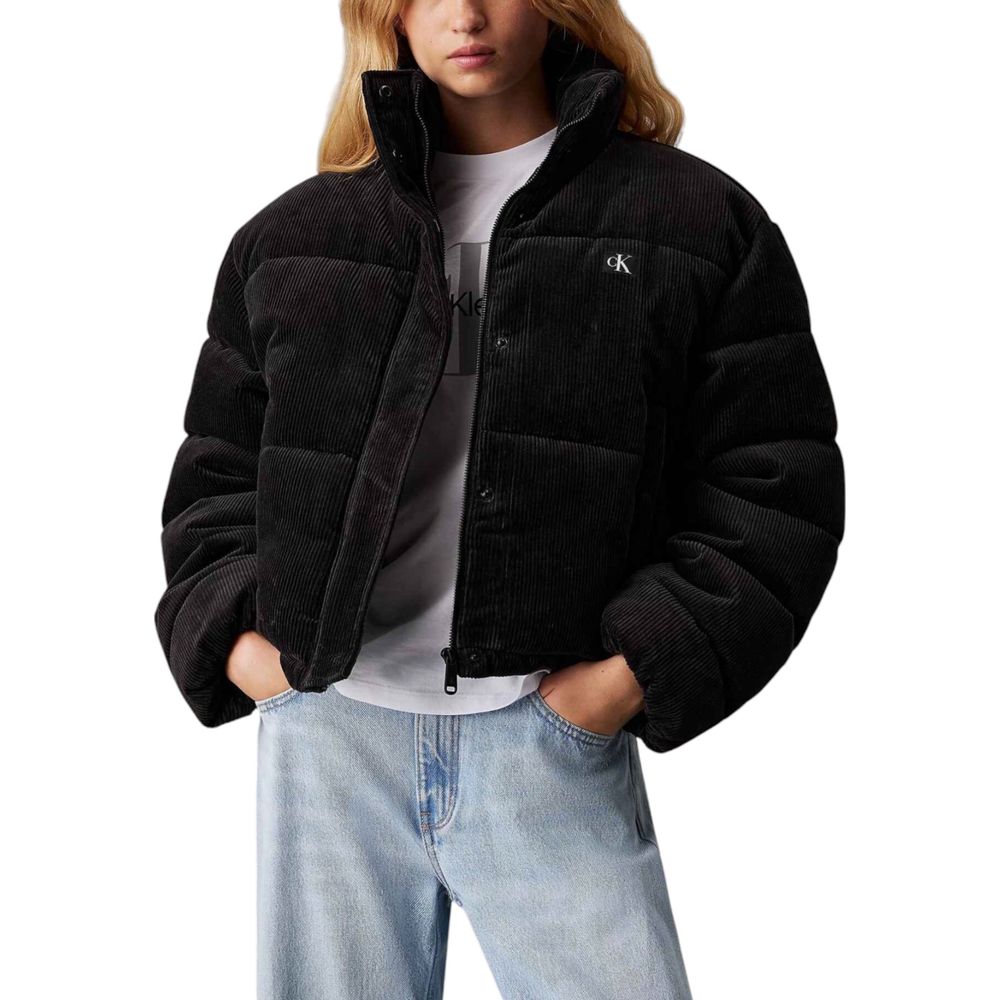 Vestes et manteaux en polyester noir Calvin Klein Jeans