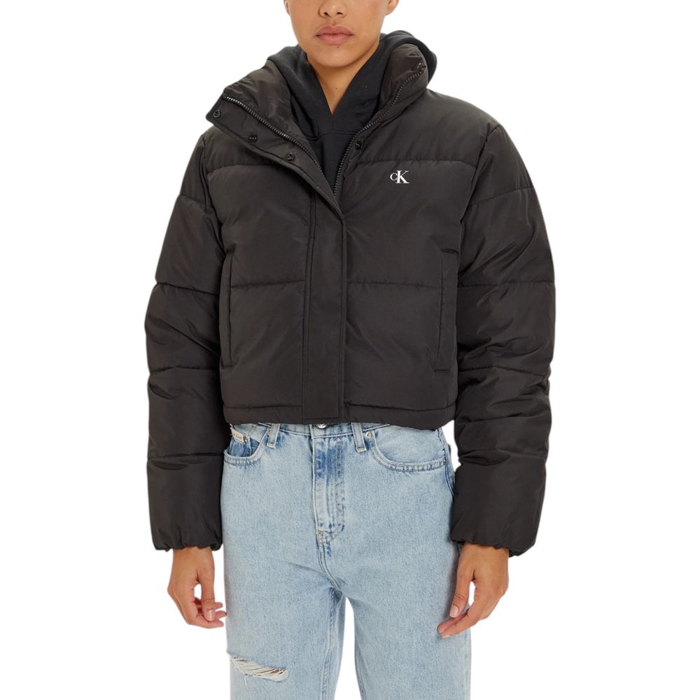Vestes et manteaux en polyester noir Calvin Klein Jeans