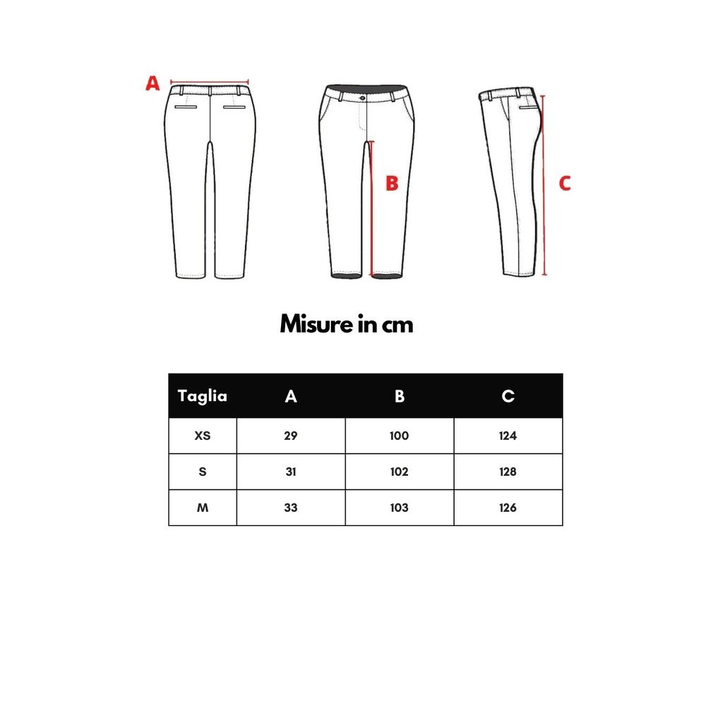 Pantalon évasé en coton rouge Dsquared²