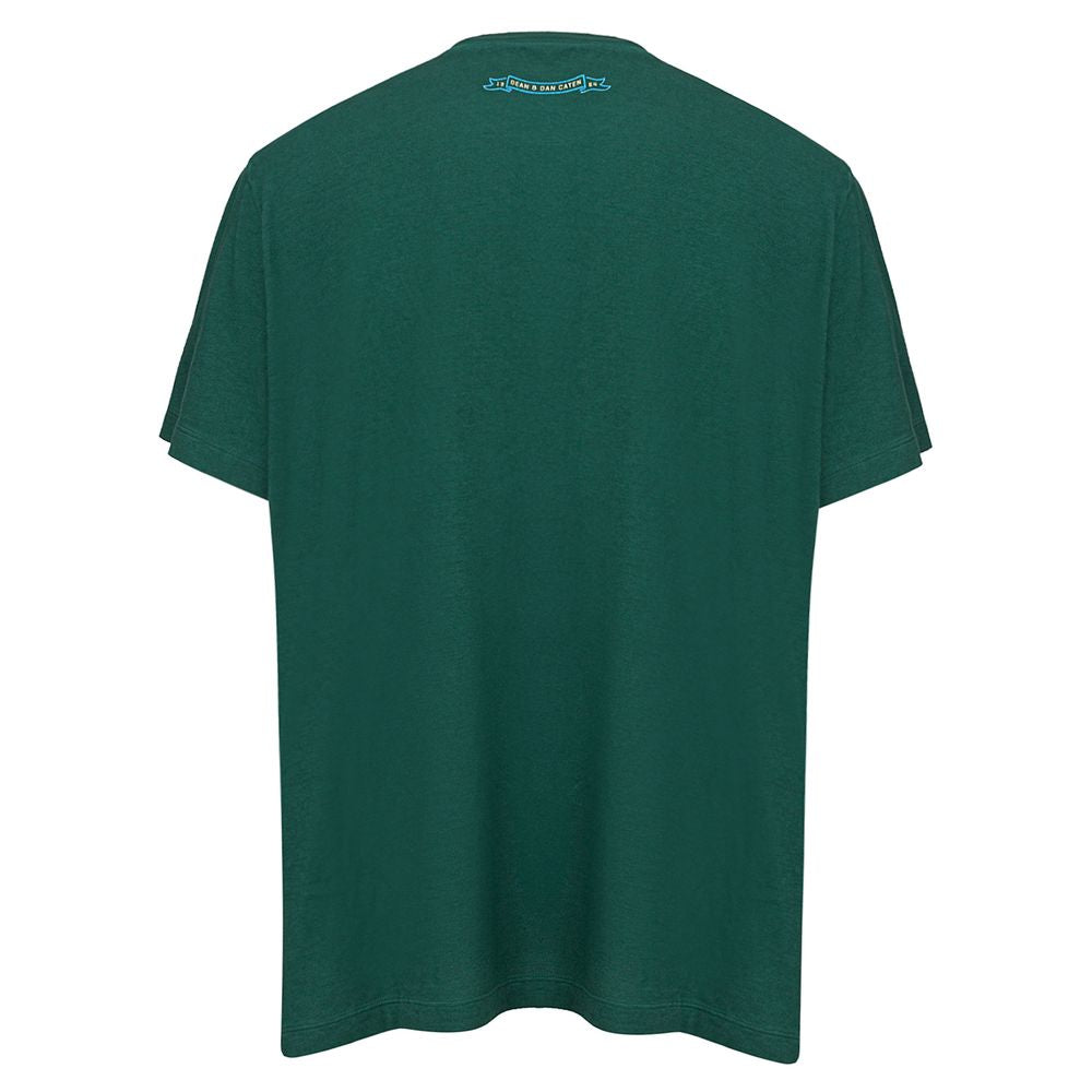 T-shirt en coton vert Dsquared²