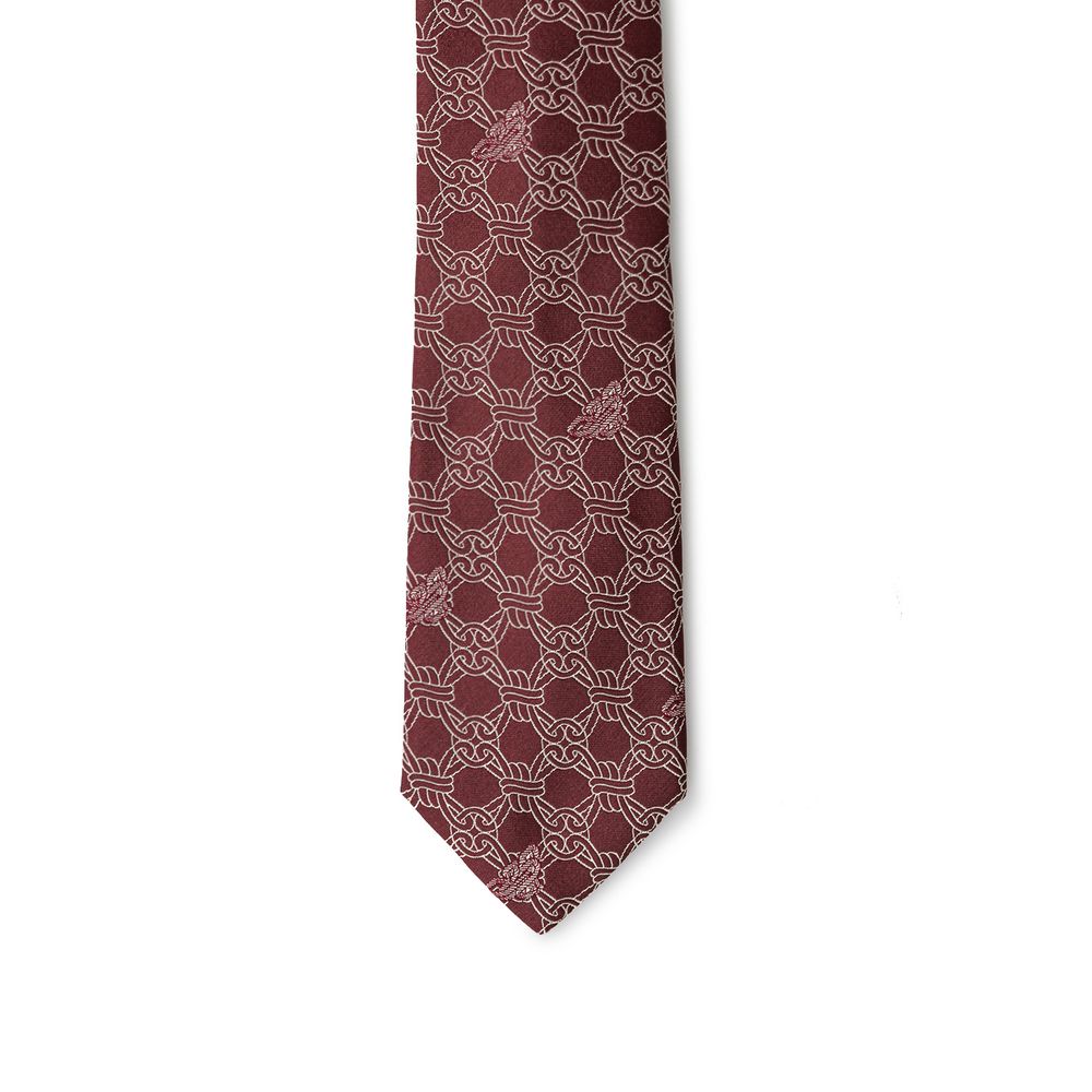 Cravates et nœud papillon en soie rouge Emporio Armani