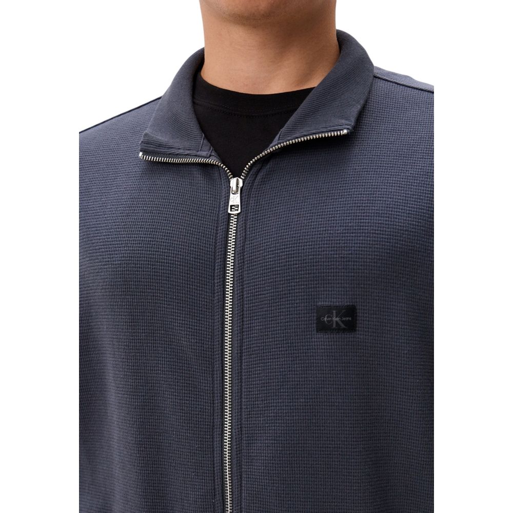 Cardigan gris en coton recyclé Calvin Klein Jeans