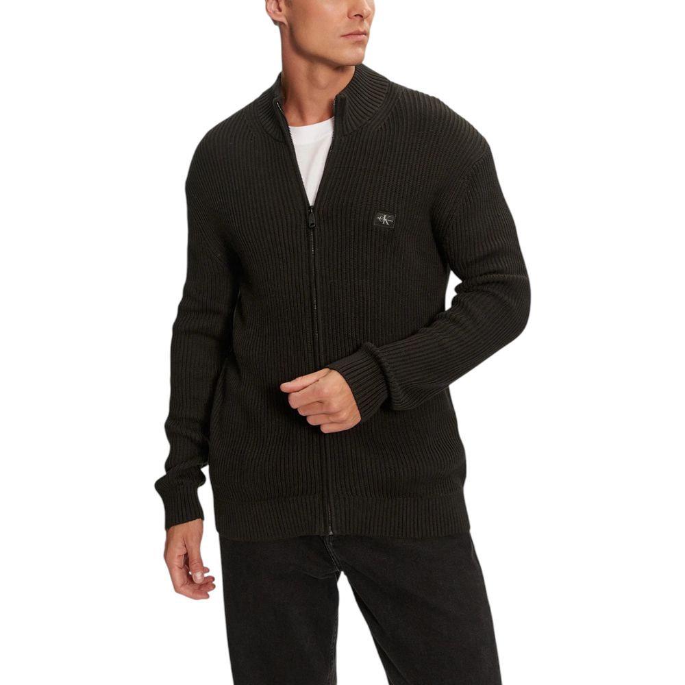 Cardigan en coton noir Calvin Klein Jeans