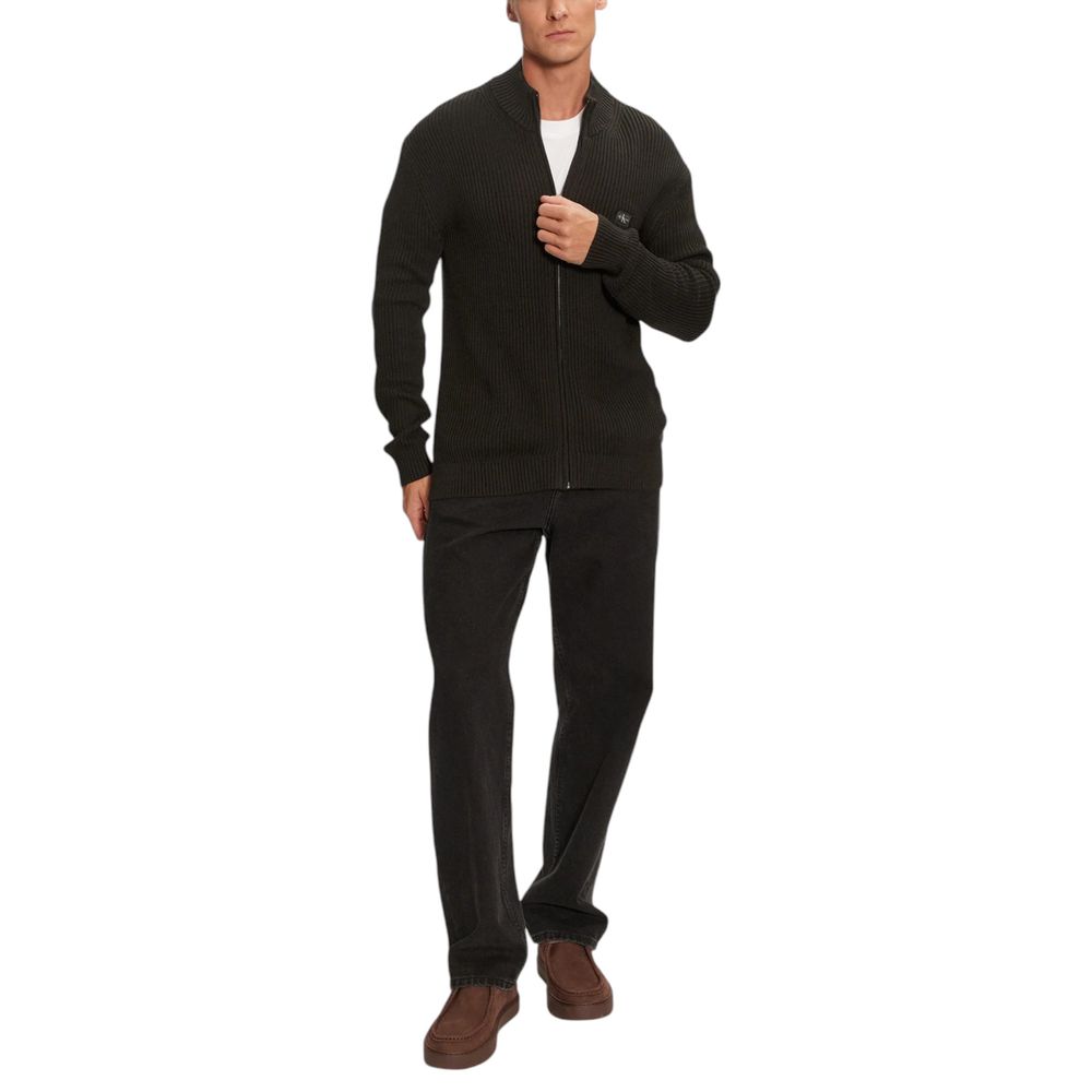 Cardigan en coton noir Calvin Klein Jeans
