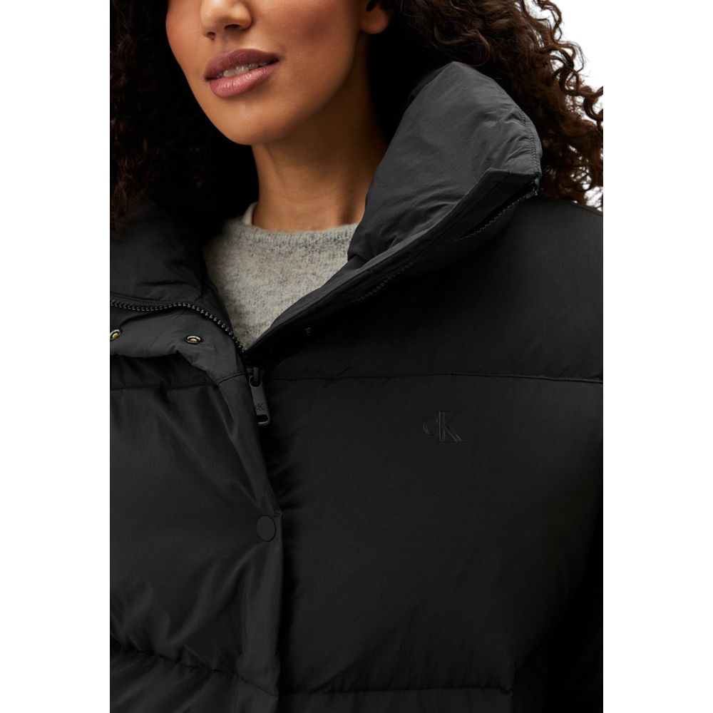 Vestes et manteaux en polyester noir Calvin Klein Jeans