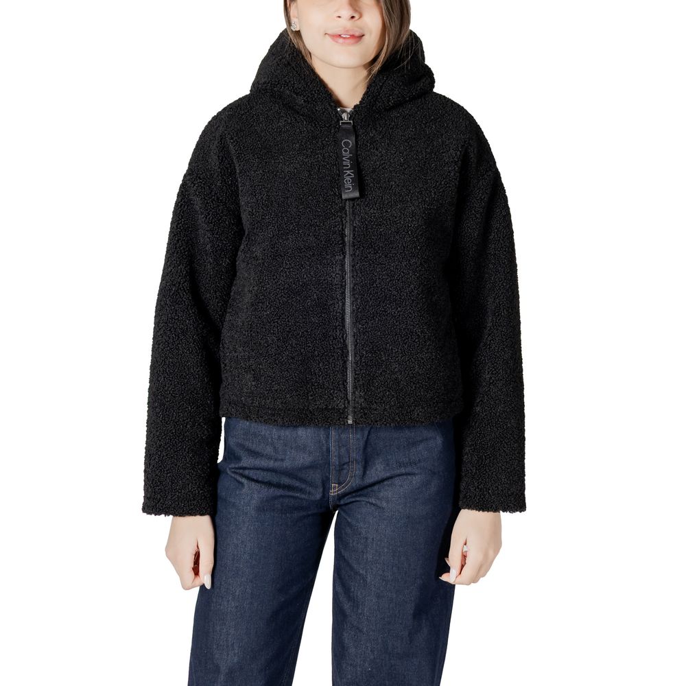 Manteau en polyester noir Calvin Klein Jeans