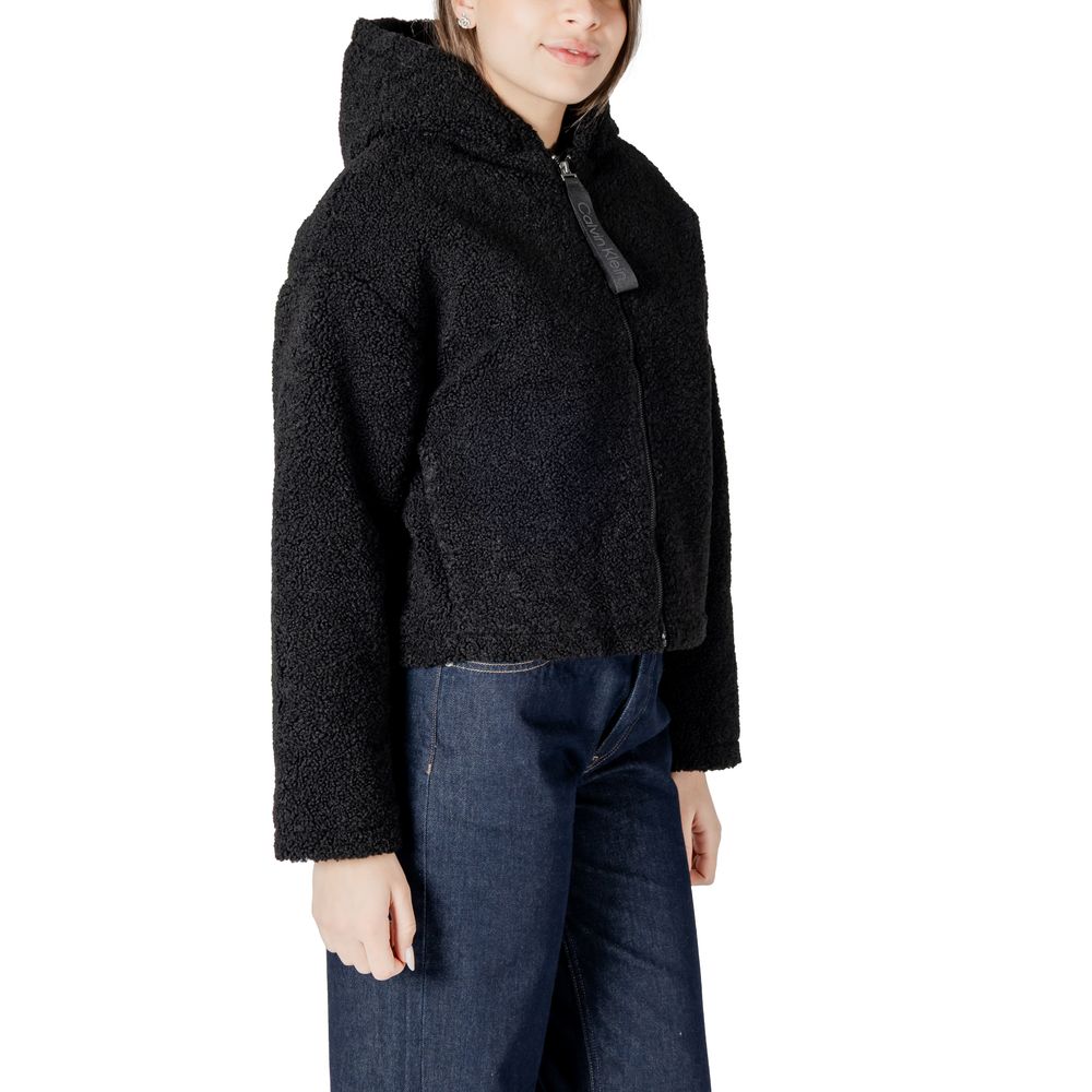 Manteau en polyester noir Calvin Klein Jeans