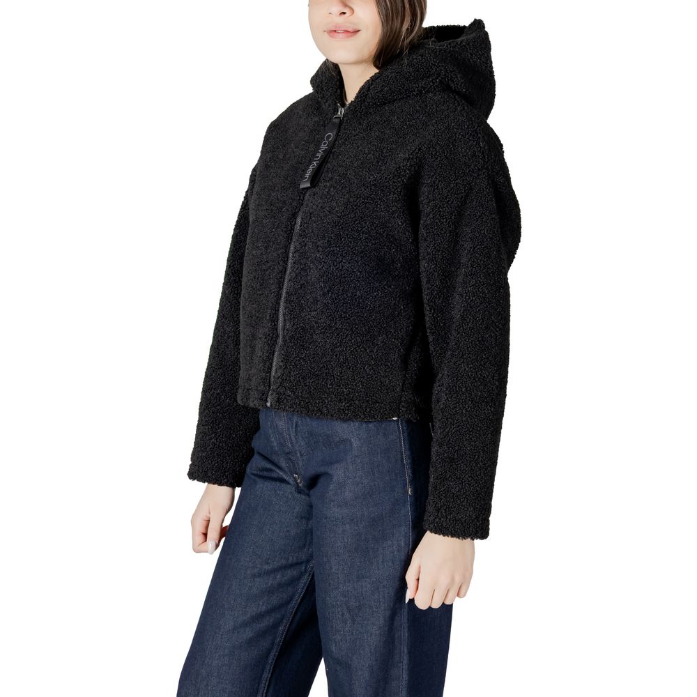 Manteau en polyester noir Calvin Klein Jeans