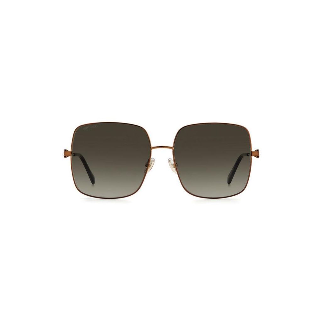 Lunettes de soleil Jimmy Choo en métal marron